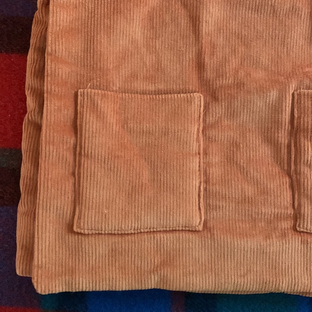 Hanna Andersson fox jacket Sherpa lined corduroy orange brown - Picture 7 of 16